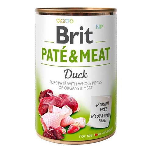 Alimento Perro Brit Care Paté Pato Y Pollo 400gr. Np