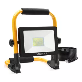 60w 6000lm Reflector Led Luz De Trabajo Portátil Con Soporte