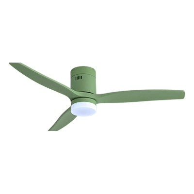 Ventilador De Techo Aruba Verde Abs Control Remoto C/luz 1.321 M 59 Hz/ 60hz Verde Abs 3