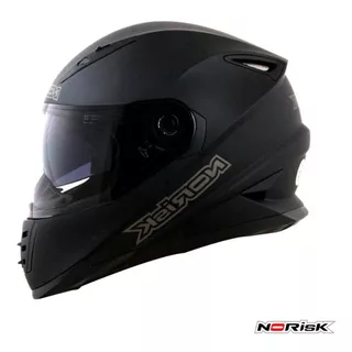 Capacete Norisk Ff302 Preto Fosco Con Viseira Interna Tamanho Do Capacete 62