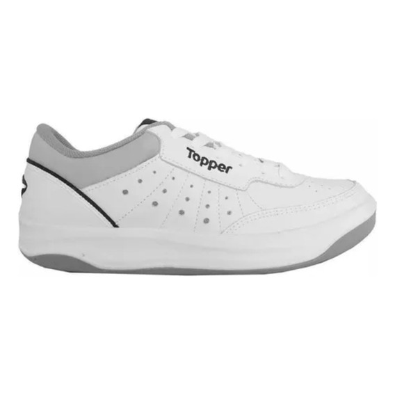 Zapatillas Topper X-Forcer color blanco/gris/azul - adulto 43 AR