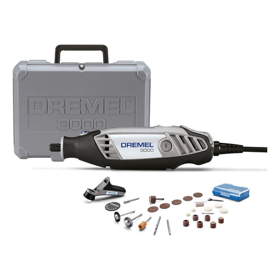 Herramienta Multipropósito Dremel 3000 + Aditamento + 26 Acc