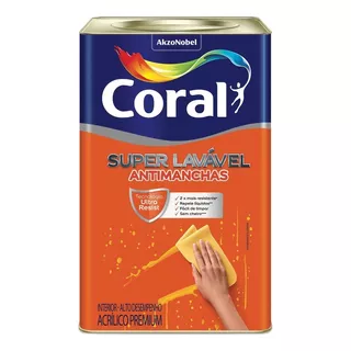 Coral Super Lavável 18l Tinta Branca