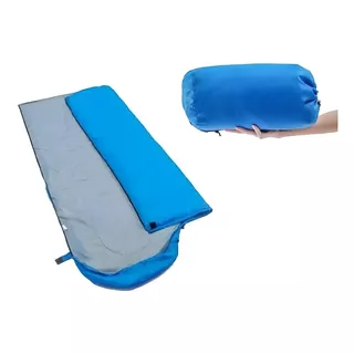 Sobre Bolsa De Dormir Con Capucha Para Camping Exterior Otec Color Azul