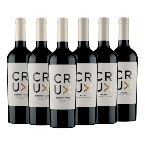 Vino Crux Malbec + Cabernet Franc Caja X 6