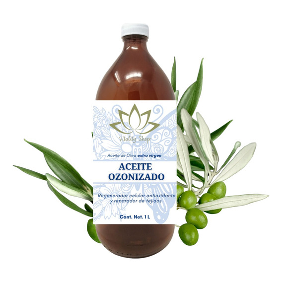 Aceite Ozonizado Antioxidante Elimina Manchas Regenera 1 Lt