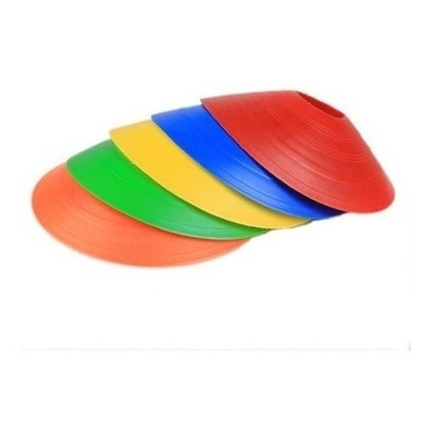 Set 40 Platos Entrenamiento Deportes 4 Colores