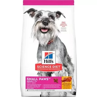  Hill's Science Alimento Diet Adult 7 Small Paws Para Perro Adulto De Raza Mini Y Pequeña Sabor Pollo En Bolsa De 3kg