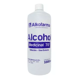 Alcohol Líquido Medicinal 70° 1 Litro Alko Farma