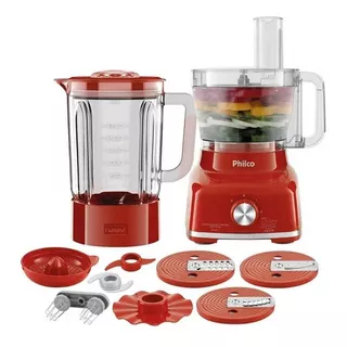 Multiprocessador Philco 9 Em 1 Pmp1600v 1400w Vermelho 220v