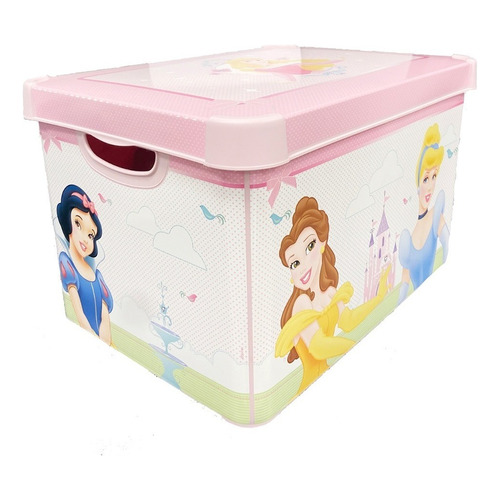 Caja Organizadora Infantil Con Tapa Curver 22l Princesas