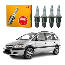  Jogo Velas Ngk Zafira 2.0 8v 2001 A 2004