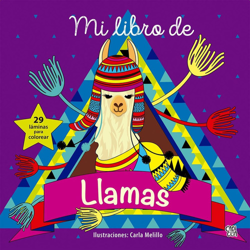 Mi Libro De Llamas Colorear Creatividad 30x30cm 29 Láminas
