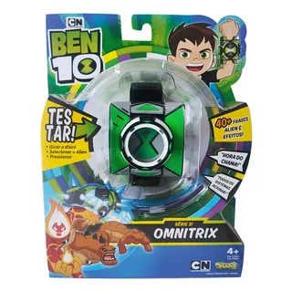 Ben 10 Relógio Omnitrix Com 40 Frases Série 3 Som E Luz