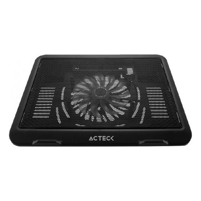 Acteck Base Enfriadora Ac-929080 Para Laptop 15 4pzas Ne /vc Color Negro Led Azul Marino