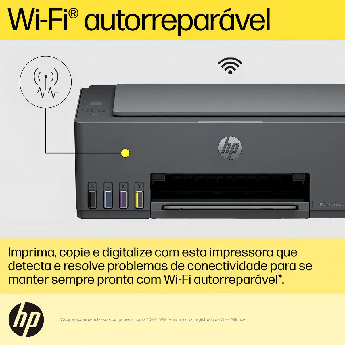 Impressora Multifuncional HP Smart Tank 584 Preto - Imagem 6