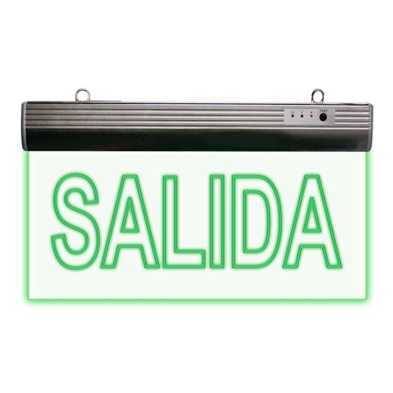 Letrero Led Salida Emergencia Bateria Respaldo