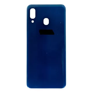 Tapa De Plastico Compatible Con  Samsung A20 Azul / Sm-a205
