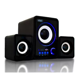 Caixa De Som Com Bluetooth Subwoofer Pc Notebook Usb P2 Sd Cor Preto 110v/220v