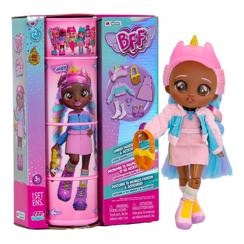 Cry Babies Bff Jassy Fashion Doll Con 9+ Sorpresas Que Inclu