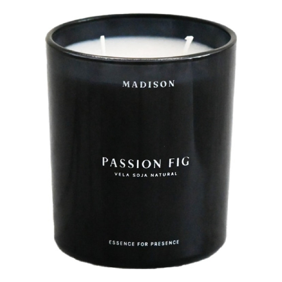 Vela Soja Natural 320 Grms Negro Passion Fig Madison