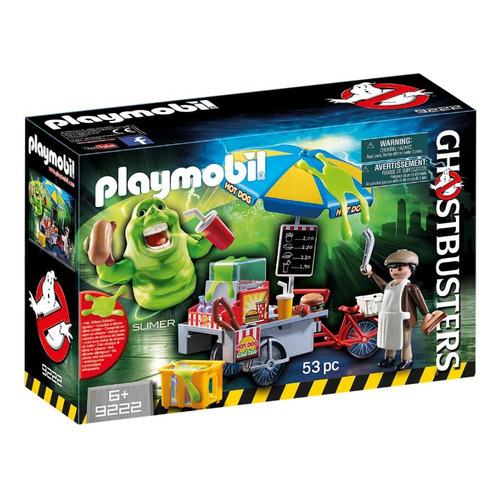 Ghostbusters - Slimer Stand De Hot Dog - Playmobil - 9222 Cantidad de piezas 53
