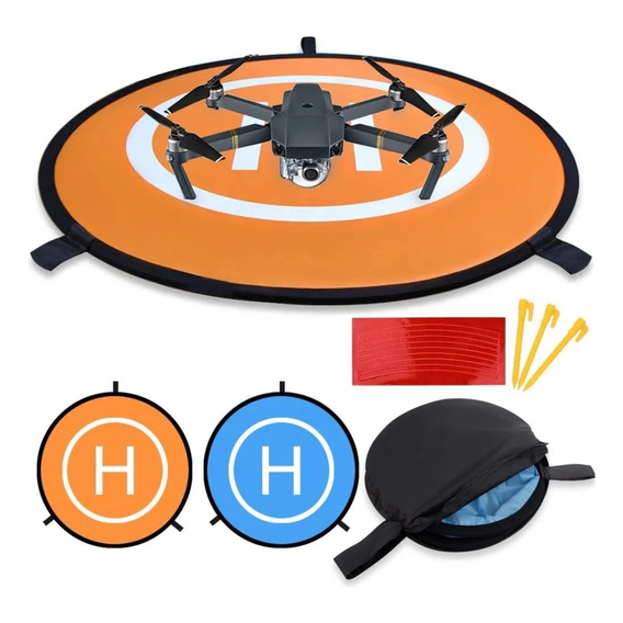 Landing Pad Helipuerto, Pista De Aterrizaje 75 Cm Para Drone