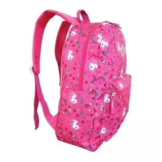 Mochila Escolar Juvenil G Clio Mf2154 Unicórnio Cor Rosa