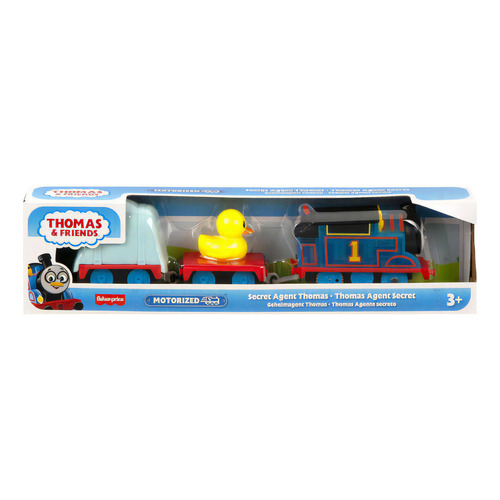 Thomas & Friends Tren Motorizado - Thomas Agente Secreto Color Celeste