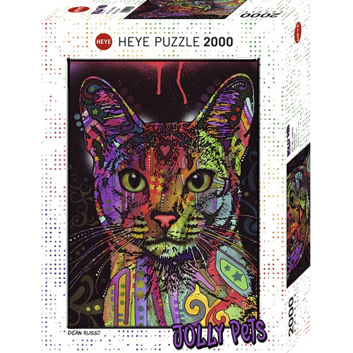 Rompecabezas Heye Dean Russo - Gato Con 2000 Piezas 14+