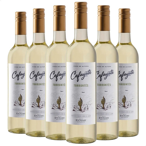 Vino Blanco Torrontes Cafayate Bodega Etchart - Pack X6 Unid