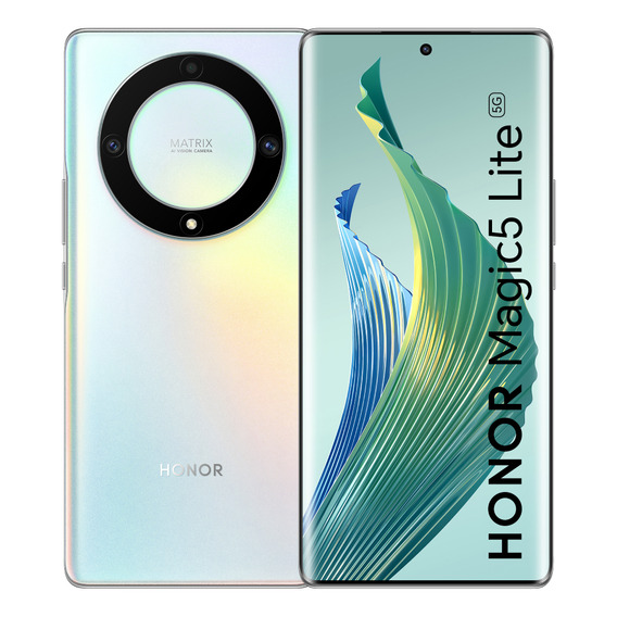 Smartphone Honor Magic5 Lite 8+256gb Color Plata titanio