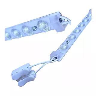 Paq 10pz Modulo 6 Led Lupa C/iman 110v Luz Blanca Brillante