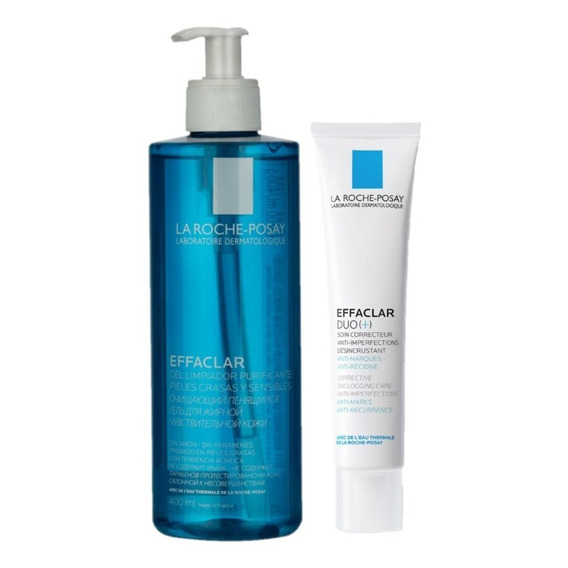 Combo La Roche Posay Effaclar Duo + Effaclar Gel X 400ml