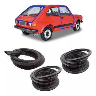 Kit Borracha 2 Portas E Mala Fiat 147 1976 A 1986