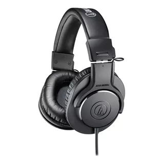 Fone De Ouvido Over-ear Audio-technica M-series Ath-m20x Preto