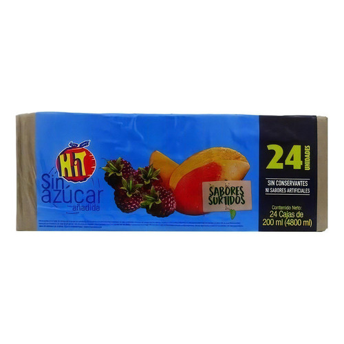 Hit Bebida Frutas Jugo En Caja Cero Azúca - Ml A $8