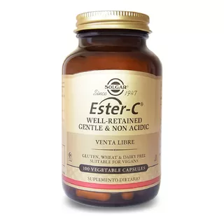 Solgar Ester C Plus Vitamina C Liberación Lenta Mayor Efecto