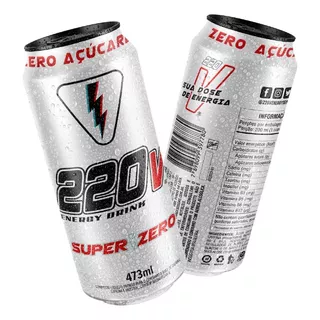 Energético 220v Super Zero 473ml (36un)