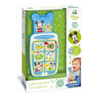 Disney Baby Mickey Telefono Smartphone Juguete Clementoni