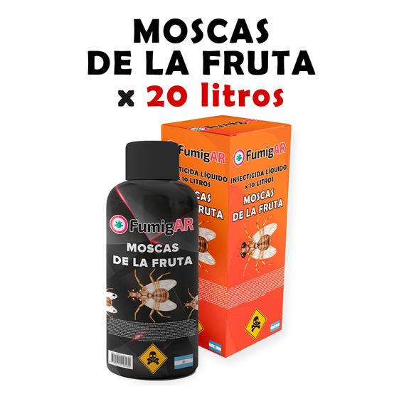 Veneno Insecticida Para Mosca De La Fruta Mata Liquido X20l