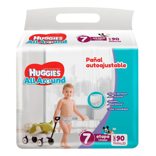 Pañales Huggies All Around Etapa 7 Etapa 7