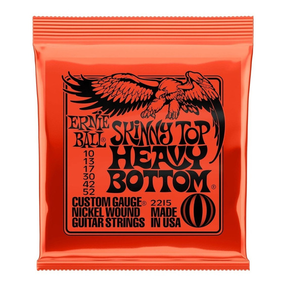 Cuerdas Guitarra Eléctrica Ernie Ball Skinny Top Heavy Bottom 2215