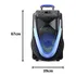 Parlante Multilaser Sunny II SP396 portátil con bluetooth negro