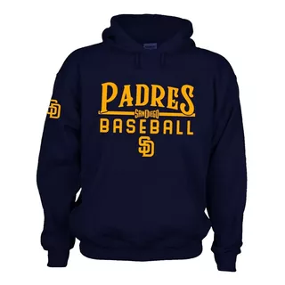 Sudadera Capucha Padres De San Diego Mlb Mod. K Beisbol