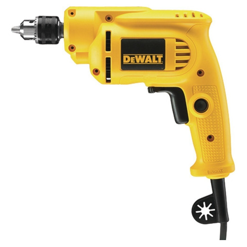 Taladro 1/4'' 380w Vvr 3600rpm Dewalt Dwd010 Color Amarillo Frecuencia 60 HZ 110V