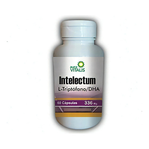 Intelectum 60 Caps L Triptofano Y Dha Vitaminas Memoria A.v Sabor Natural A.v