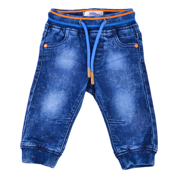 Joggs C/pretina Rib Bebé Unisex Unisex Azul