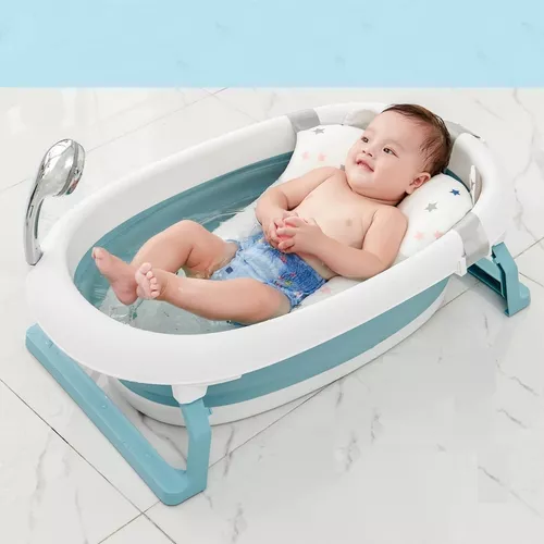 Banheira de Banho Dobrável Pimpolho Para Bebê Masculino Menino