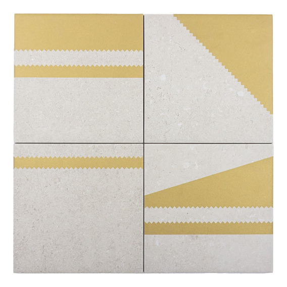 Porcelanato Kokomo Crema Oro Mate 20x20 Cm